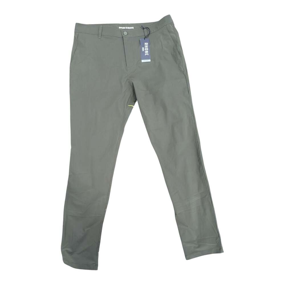 Rhone Resort Commuter Pant Slim Fit Olive size 35 NWT